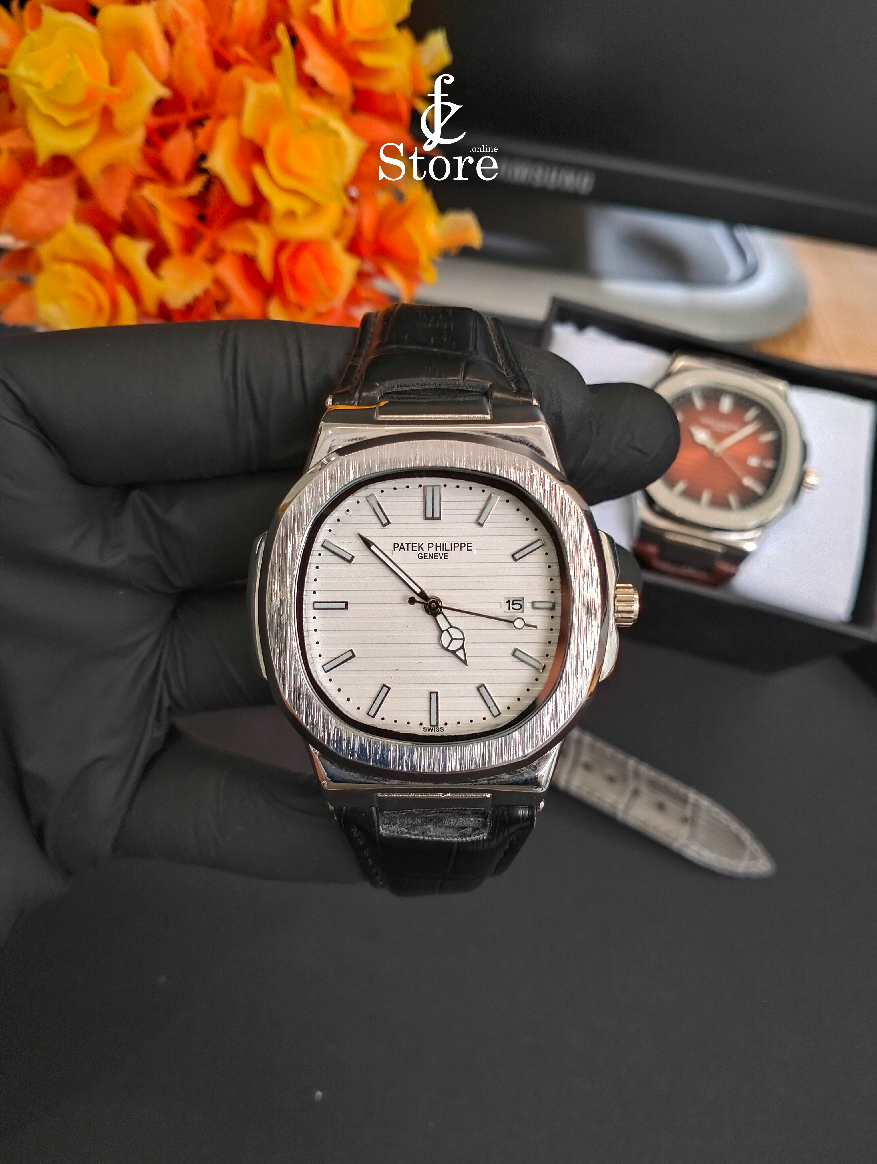 Patek Philippe Geneve - Black & Silver