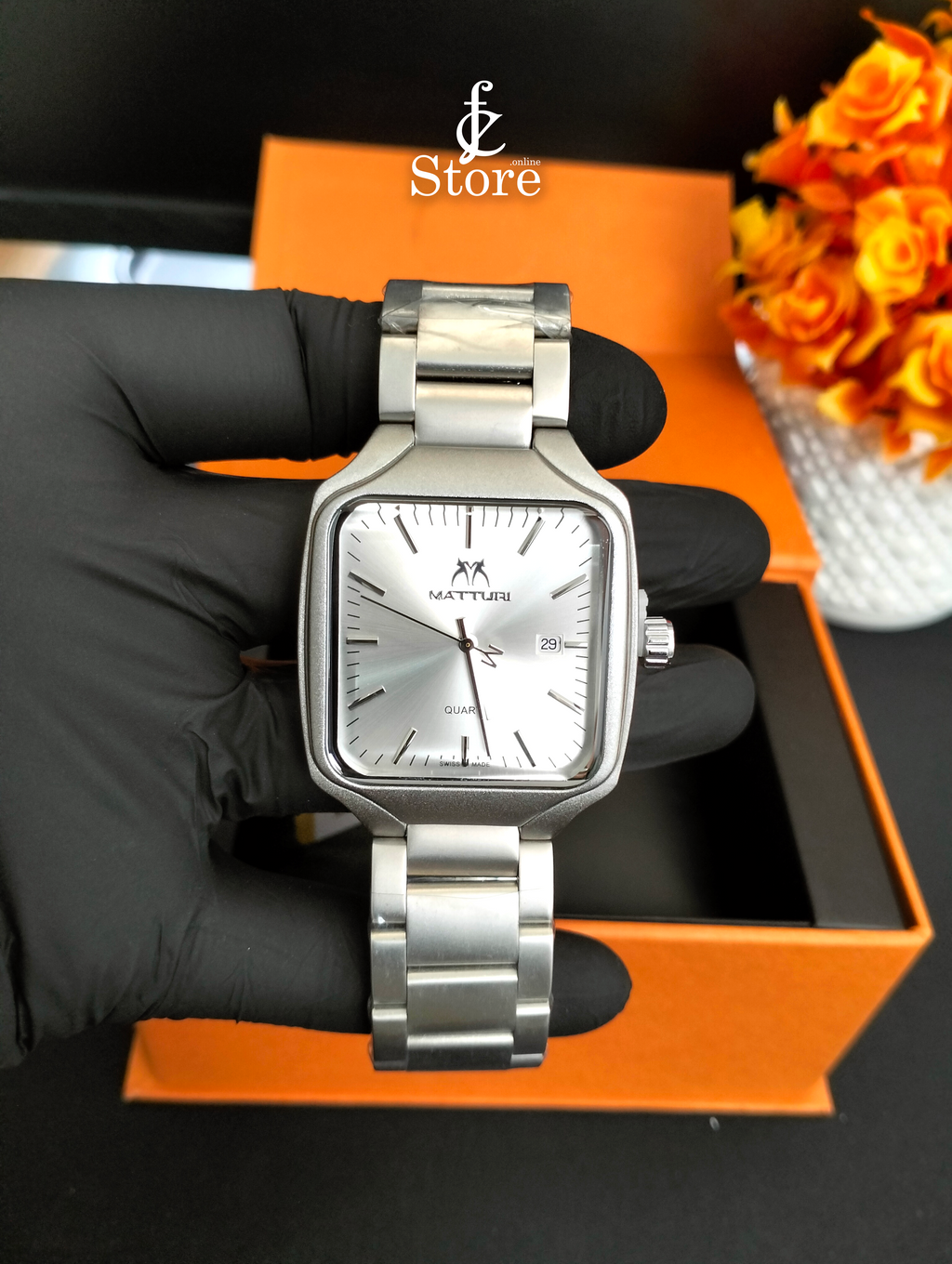 Matturi Quartz Original Mate Silver Watch