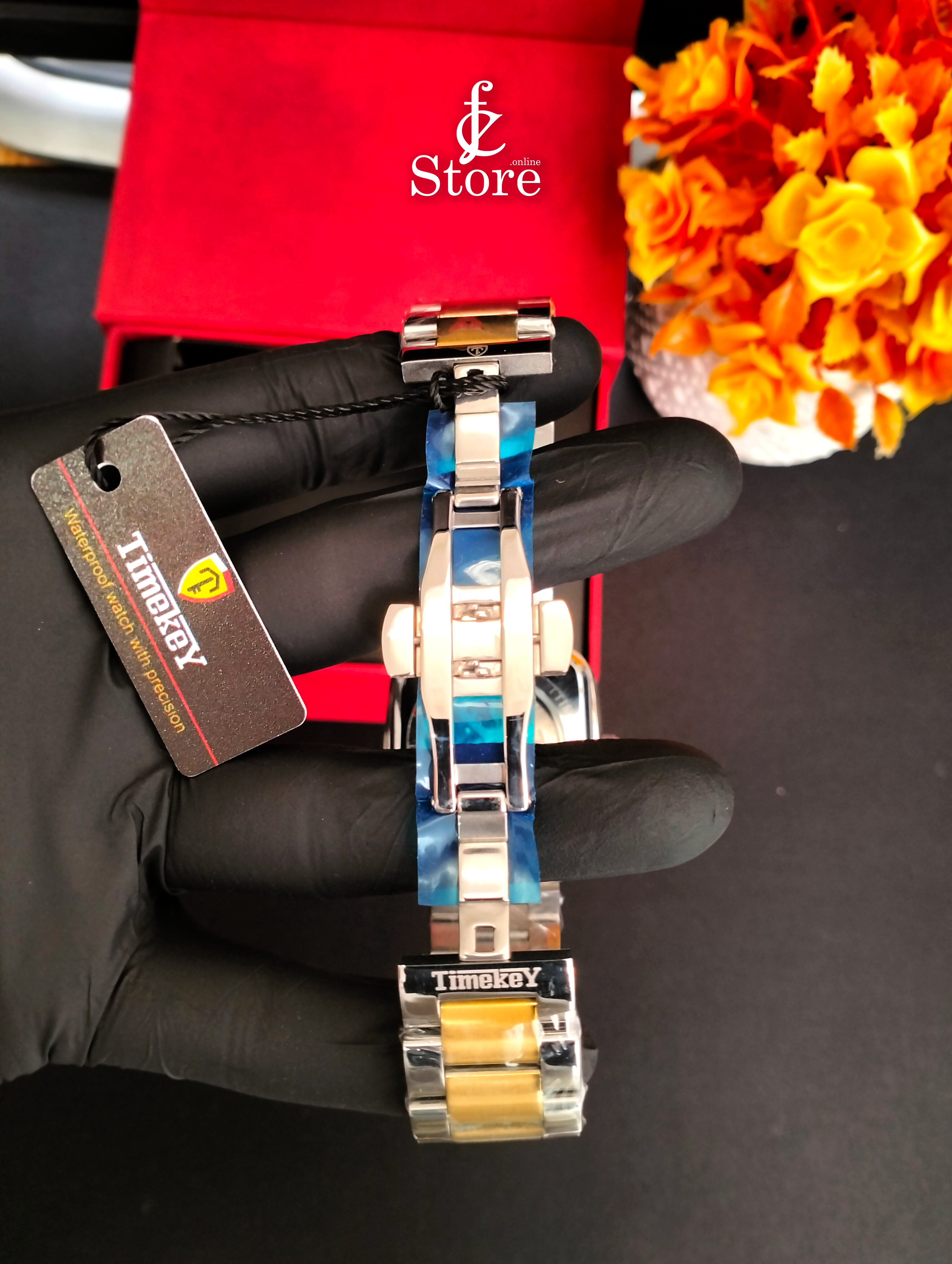 Timekey Automatic Skeleton Square Watch